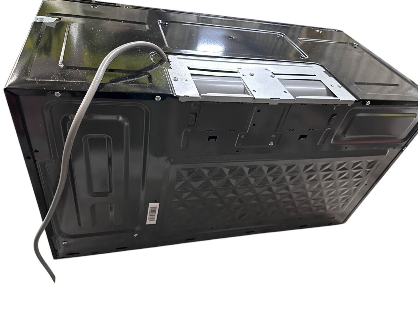 Vissani Over the Range Microwave 1.7cu.ft.1000-Watt W/10 in Black- DENT ON BACK