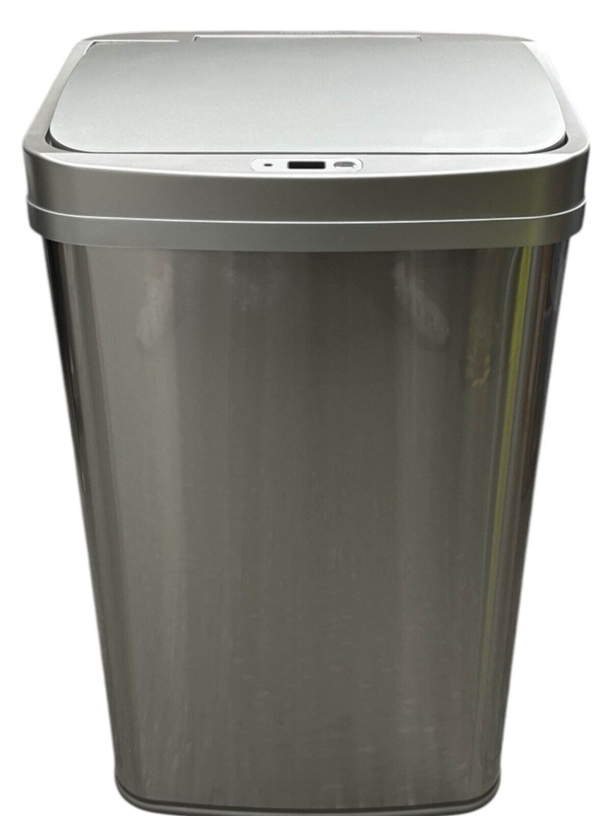 NINESTARS DZT-50-SL Automatic Touchless Motion Sensor Oval Trash Can--READ--