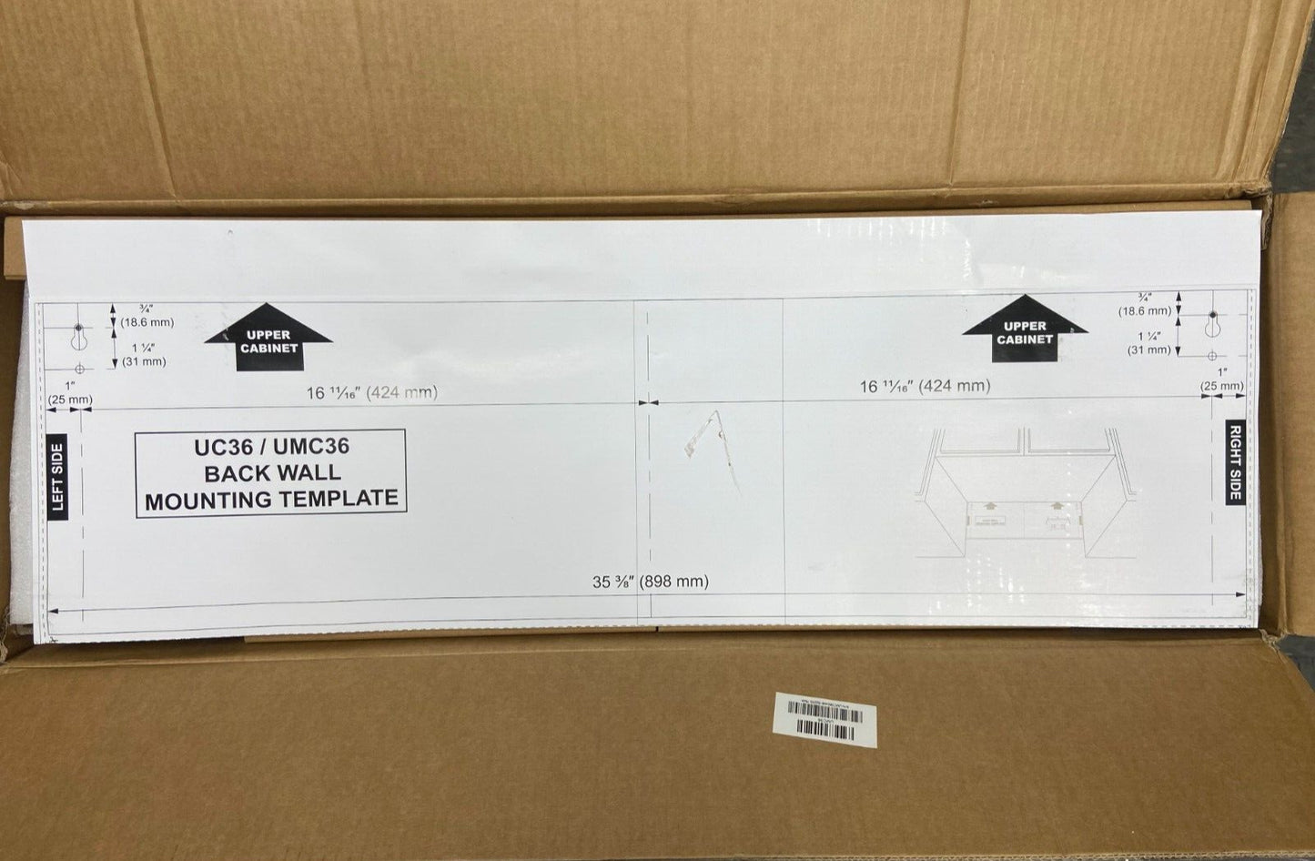 COSMO 36" Undercabinet Ducted Range Hood w/ Internal 380 CFM Blower UMC36