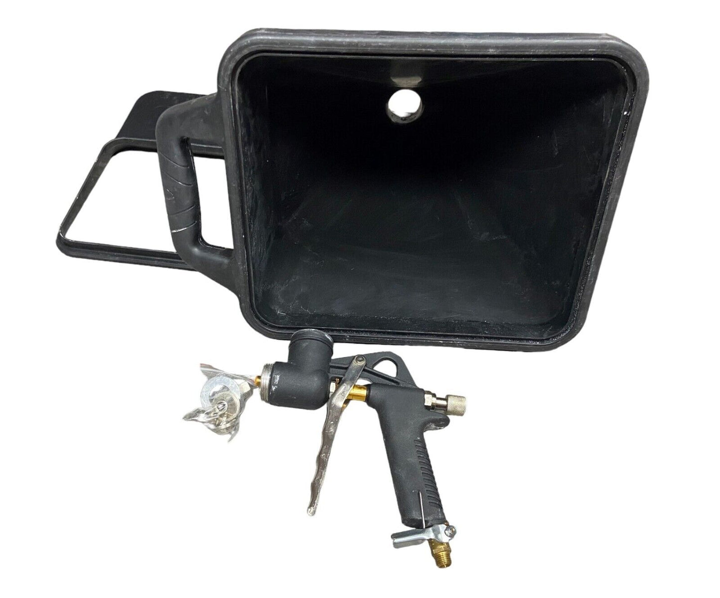 Husky Pro Hopper Spray Gun Drywall Ceiling Texture Sprayer 1.75 Gal. - Read Desc