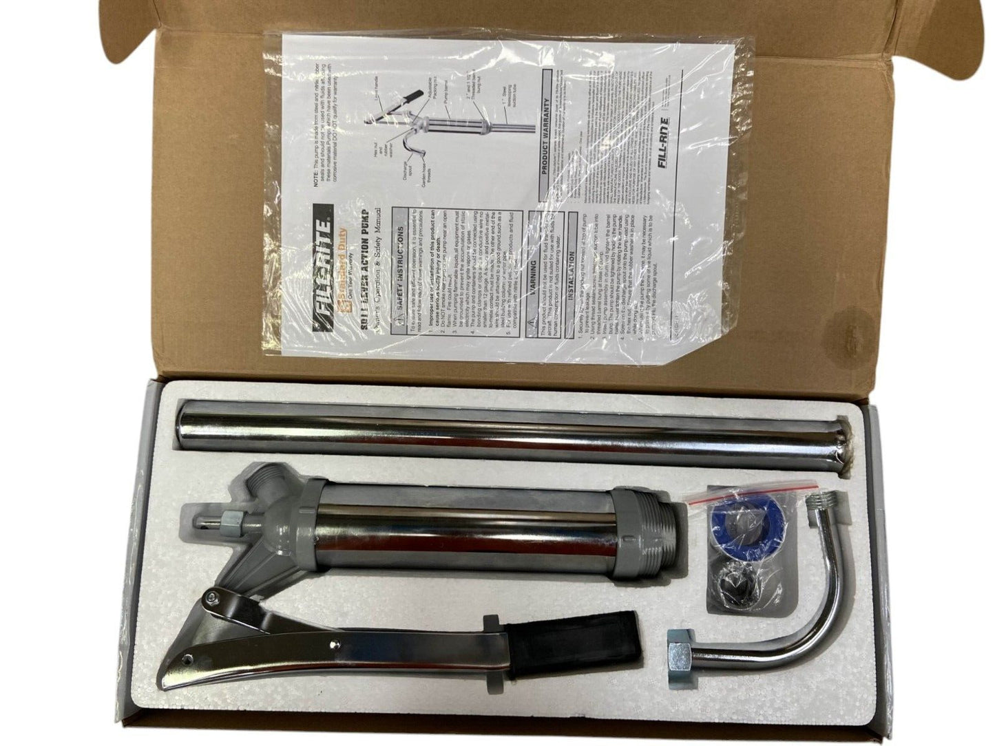 Fill-Rite Sd11 Hand Operated Drum Pump Lever For 55 Gal Container, 11 Oz Per