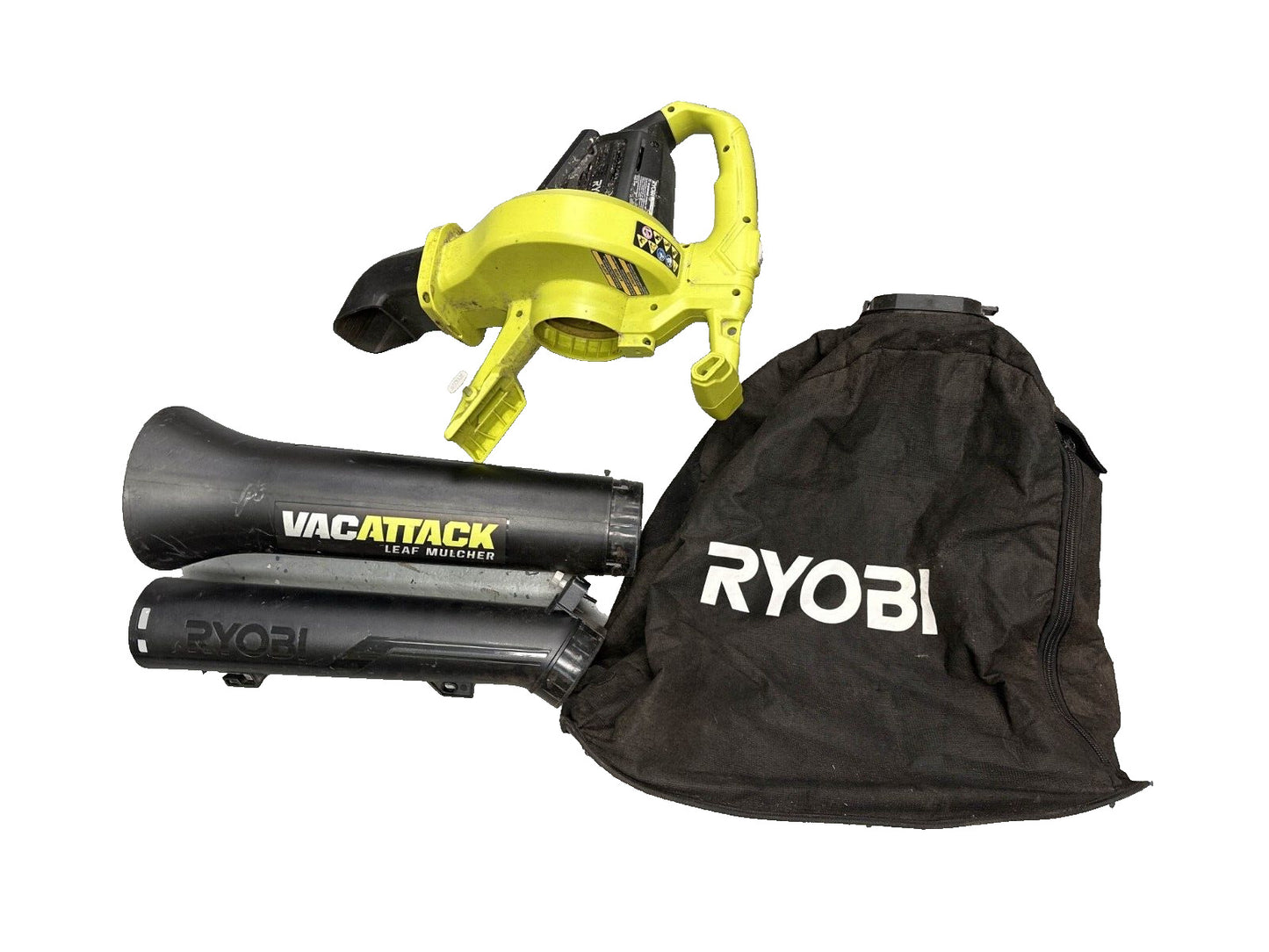 Ryobi RY40405BTL 40V Cordless Leaf Mulcher (Tool Only) -MISSING WHEEL FOR TUBE-