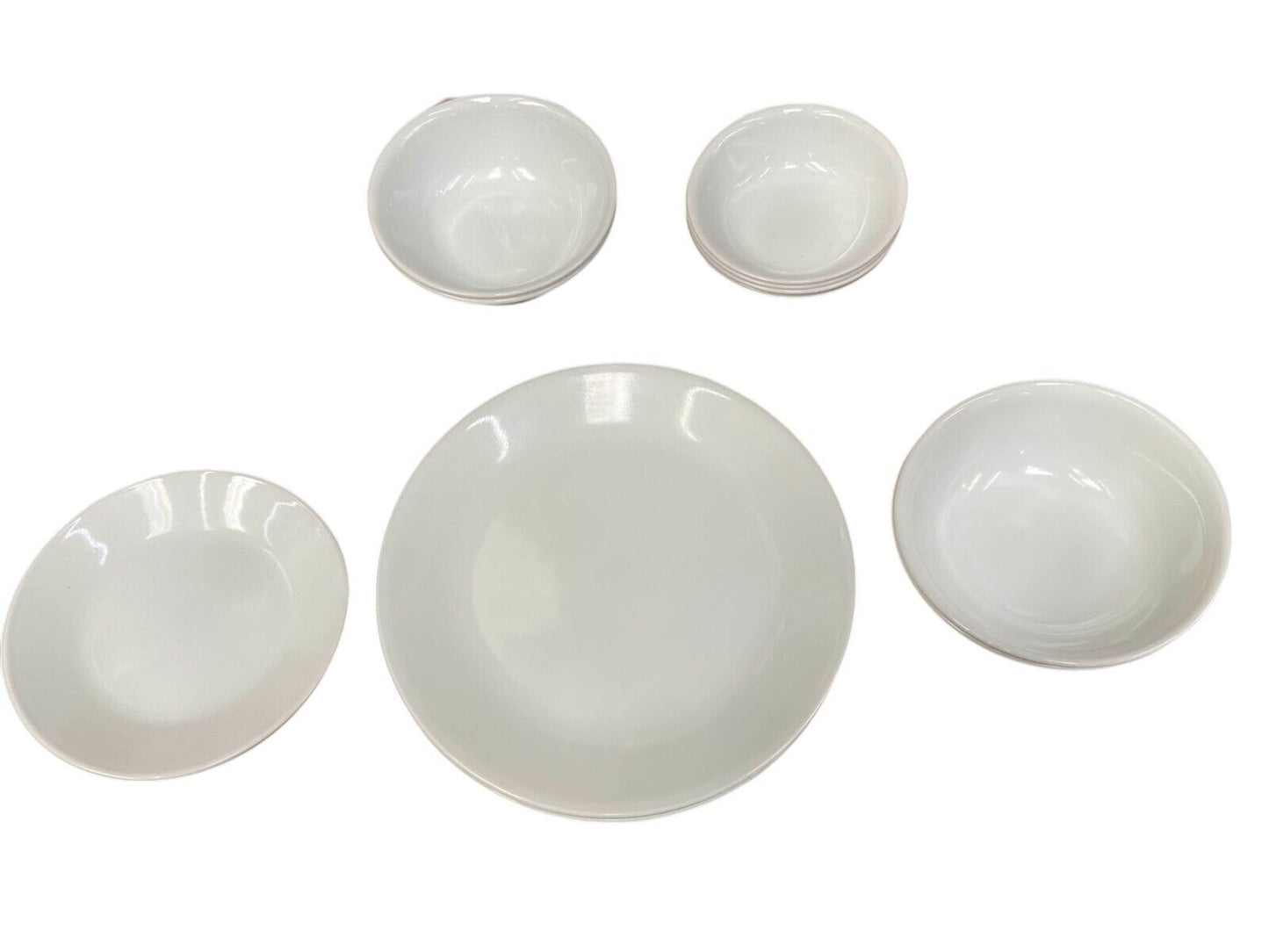 Corelle 16 Piece Dinnerware Set Crack Resistant White