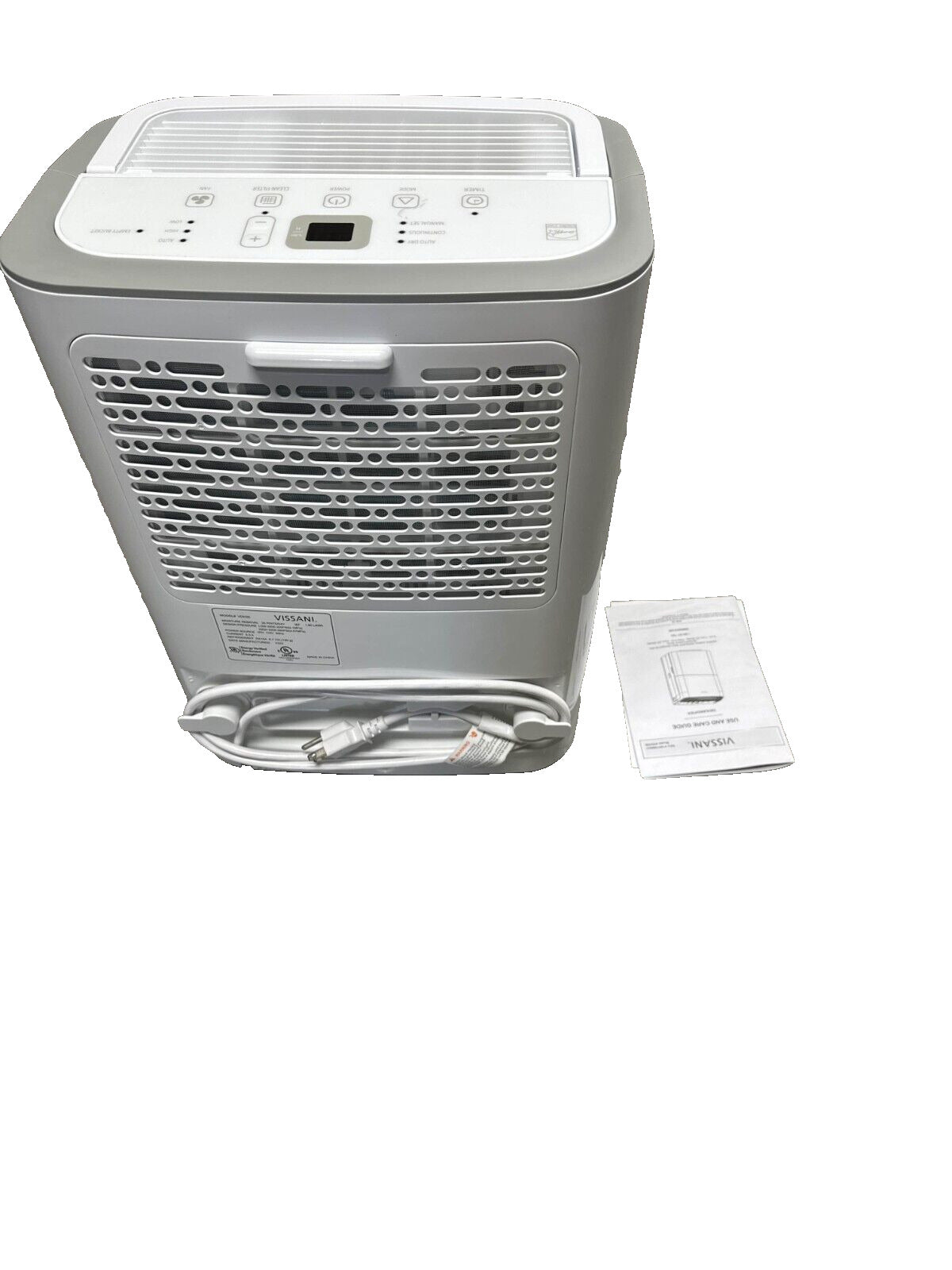 Vissani VDH35 35-Pint Dehumidifier -WHITE-