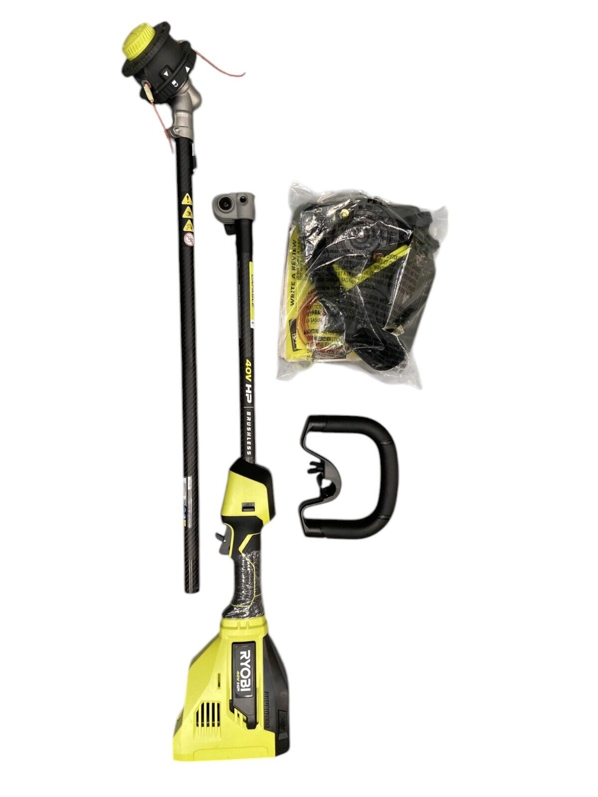 Ryobi RY40290 15" 40v HP Carbon Fiber Brushless String Trimmer (TOOL ONLY)