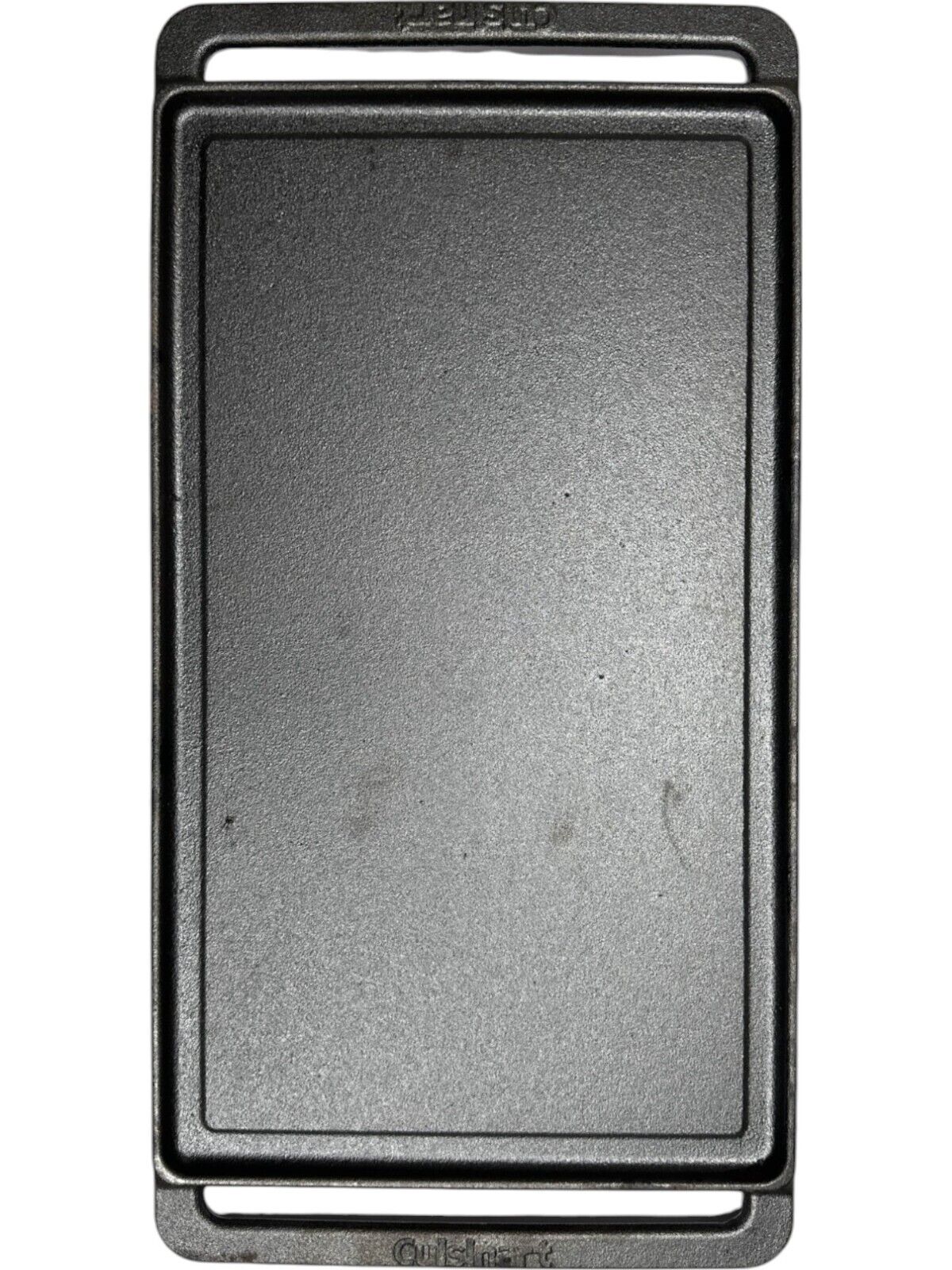 Cuisinart Reversible Cast Iron Grill/Griddle Plate - 16" x 9"