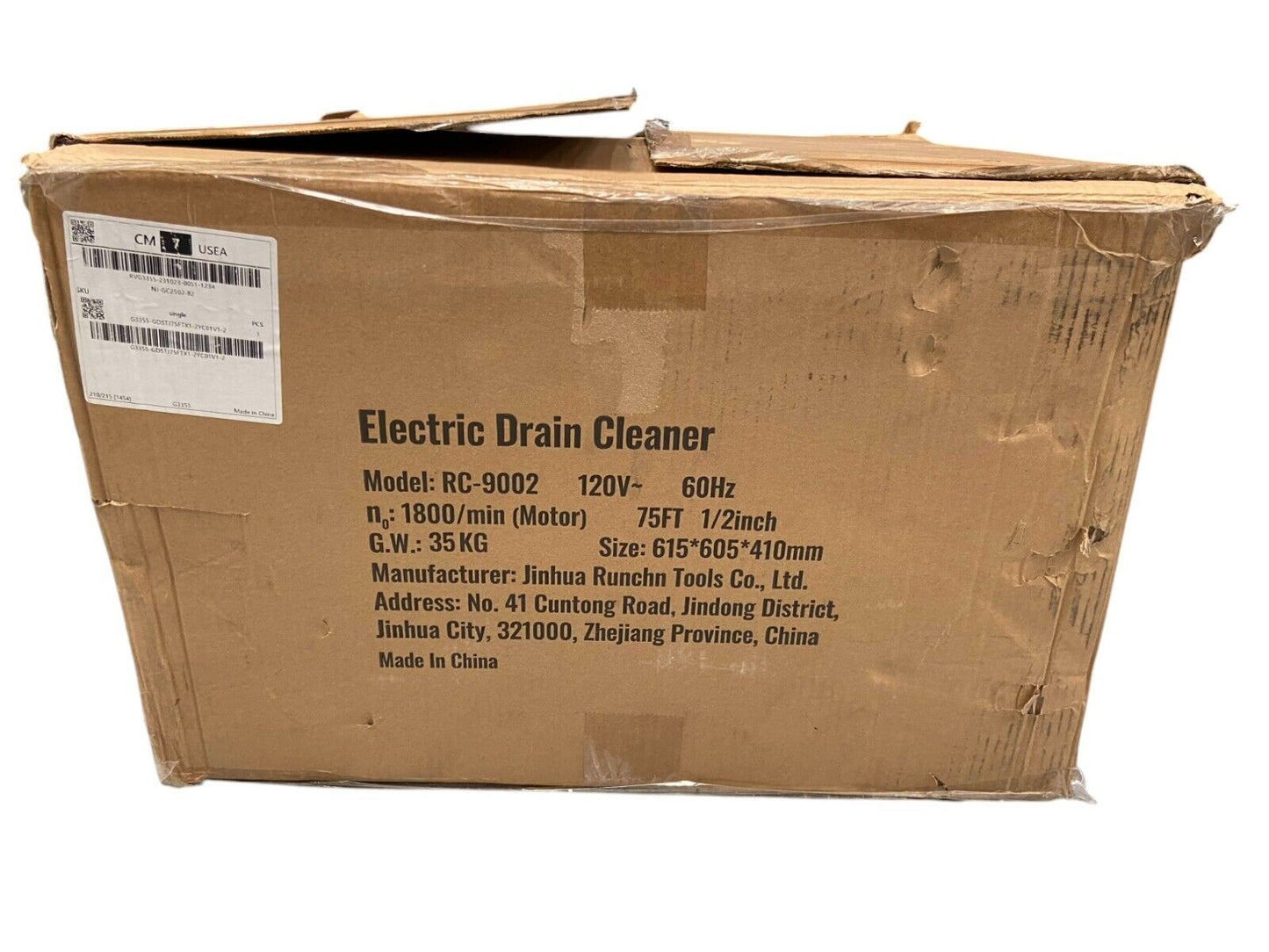 Vevor RC-9002 Electric Drain Cleaner