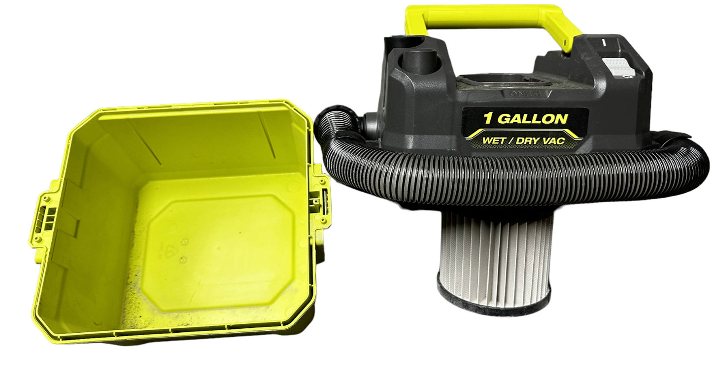 Ryobi PCL733B 18V 1 Gal. Wet/Dry Vacuum (Tool Only)