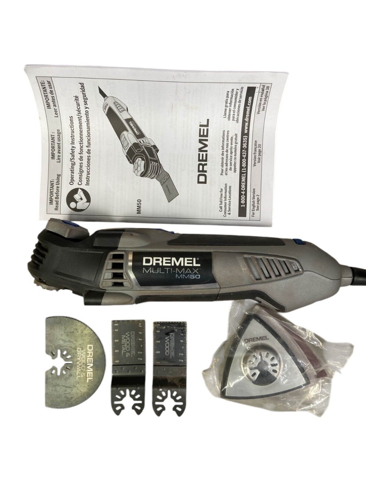 Dremel Multi-Max MM50 (MM50-02) - Corded 16pc Oscillating Multi-Tool Kit