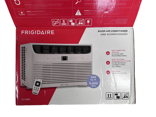 Frigidaire 6 000 BTU Window Air Conditioner with Remote White (FHWC063TB1)