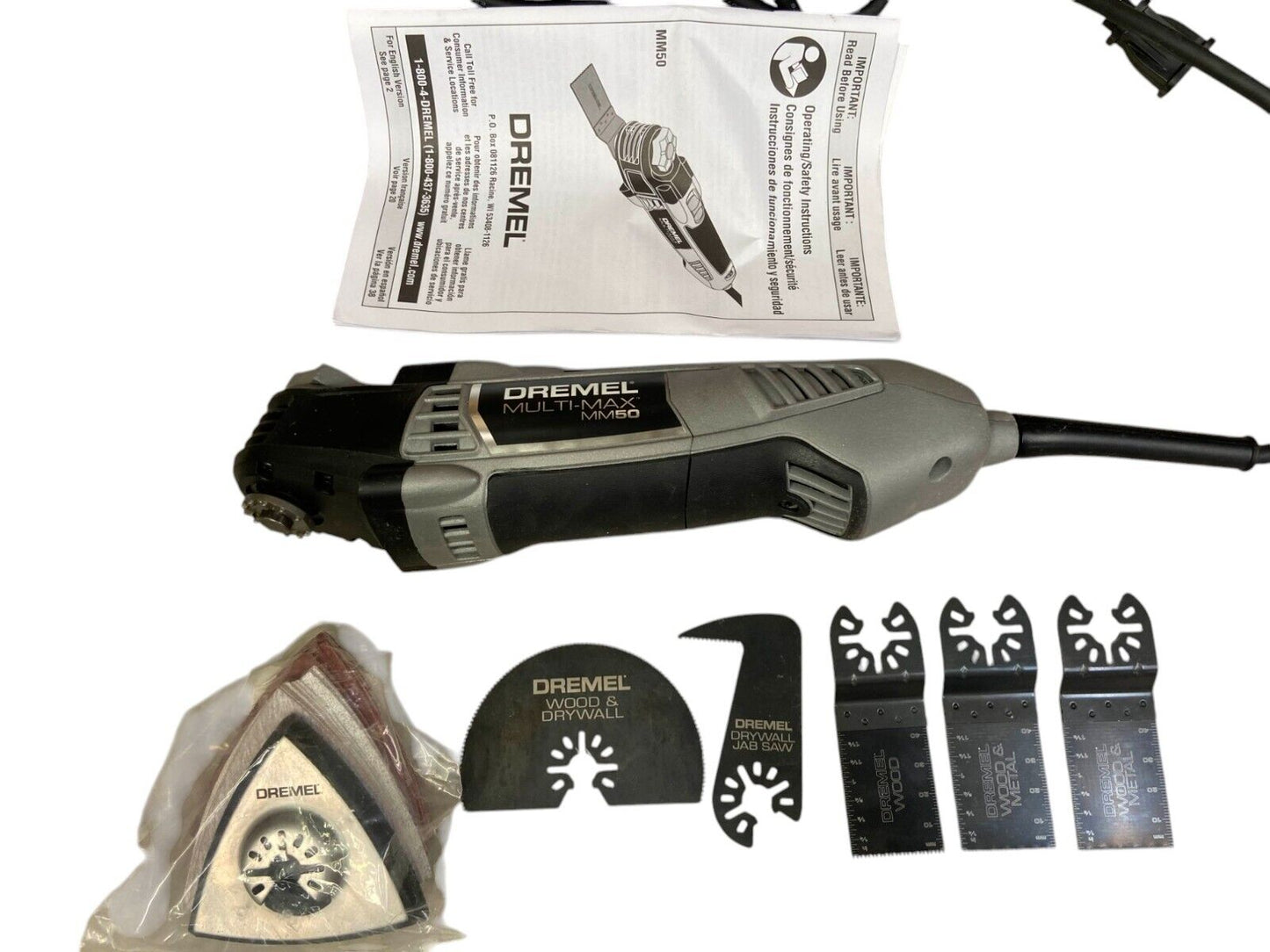 Dremel 5 Amp Multi-Max MM50-01 Oscillating Multi-Tool Kit w/30 Accessories