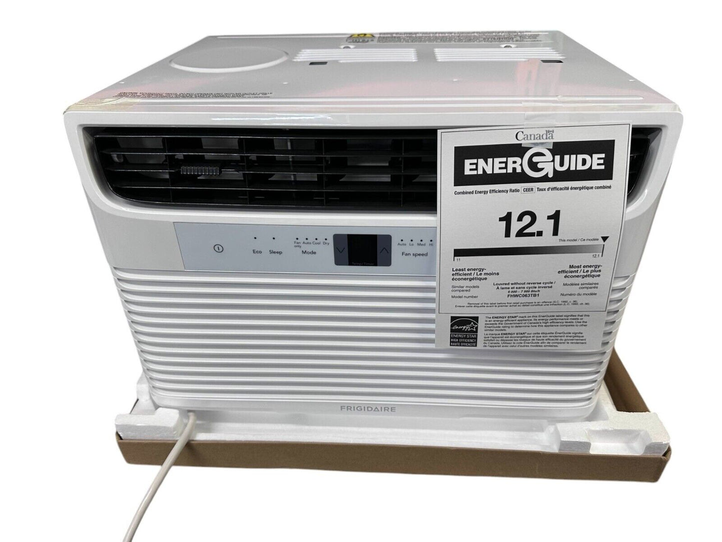 Frigidaire 6 000 BTU Window Air Conditioner with Remote White (FHWC063TB1)