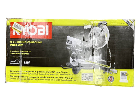Ryobi TSS103 10in Sliding Compound Miter Saw