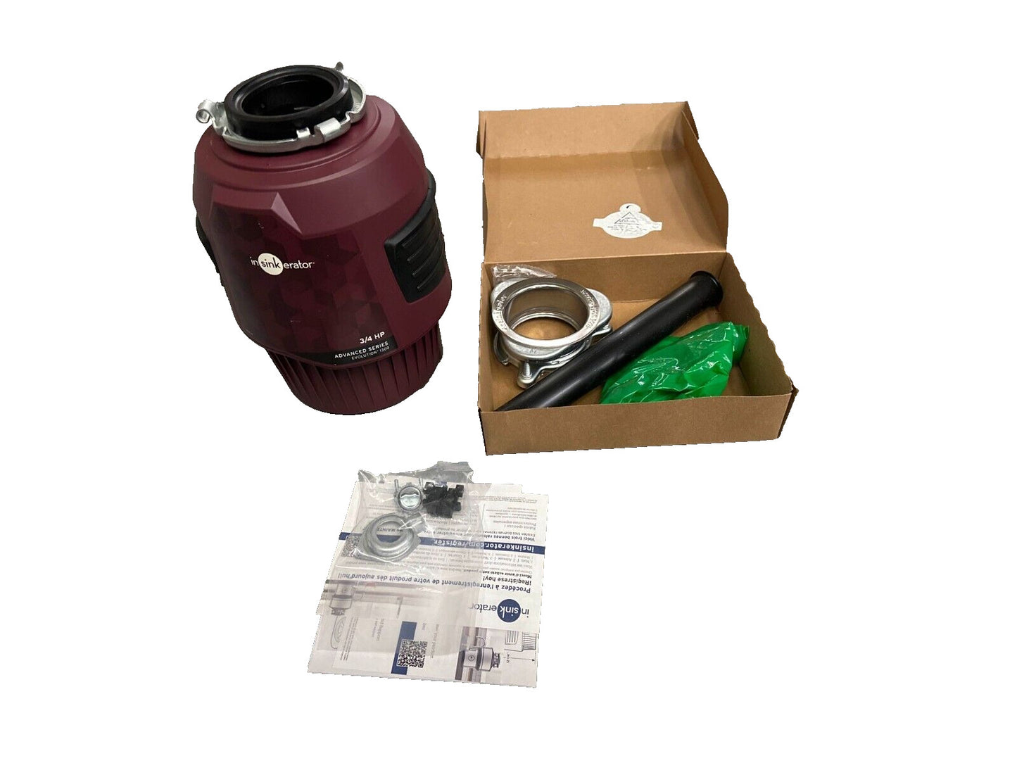Insinkerator Evolution 1300 Advanced Series 3/4 HP Garbage Disposal -USED-