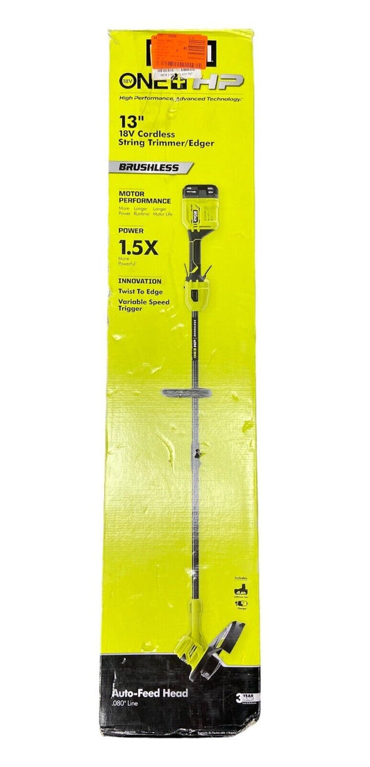 RYOBI ONE+ HP 13in. 18V Brushless Cordless String Trimmer - Tool Only (P20120)
