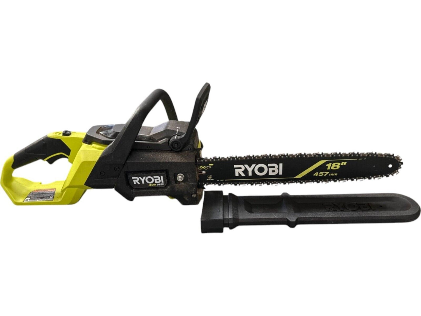 -FOR PARTS- RYOBI RY40HPCW01 40V HP Brushless 18" Powered Chainsaw--TOOL ONLY-
