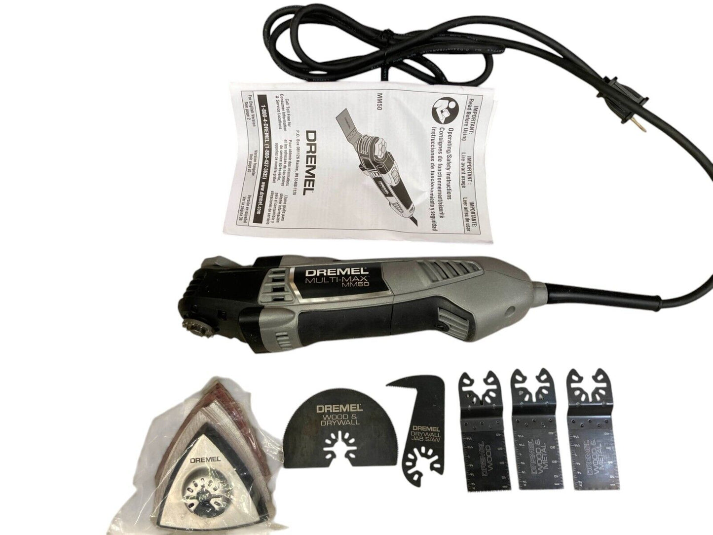 Dremel 5 Amp Multi-Max MM50-01 Oscillating Multi-Tool Kit w/30 Accessories