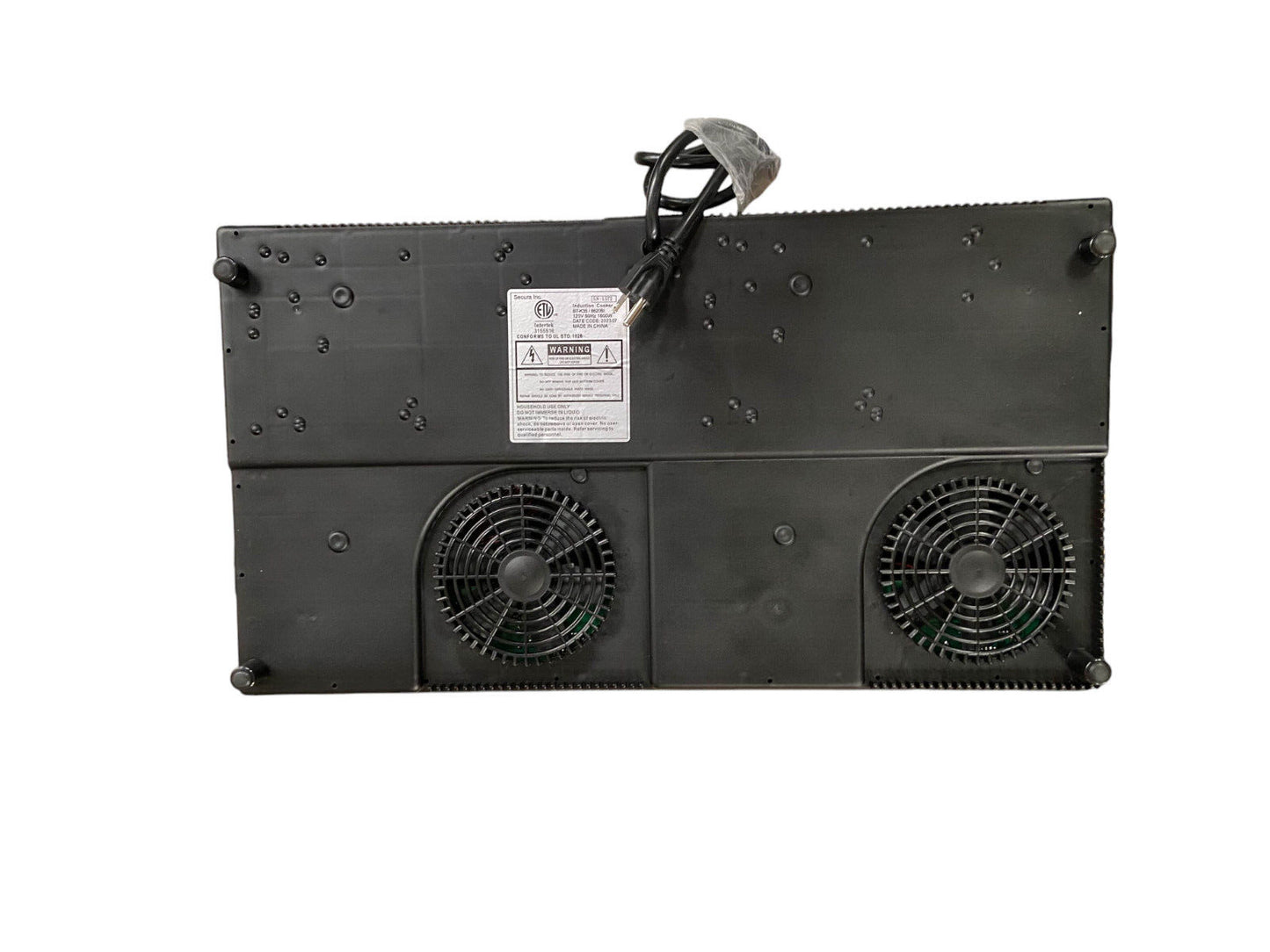 Duxtop 1800W Portable Cooktop 2 Burner Built-In Countertop BT-K35 -Small Scratch