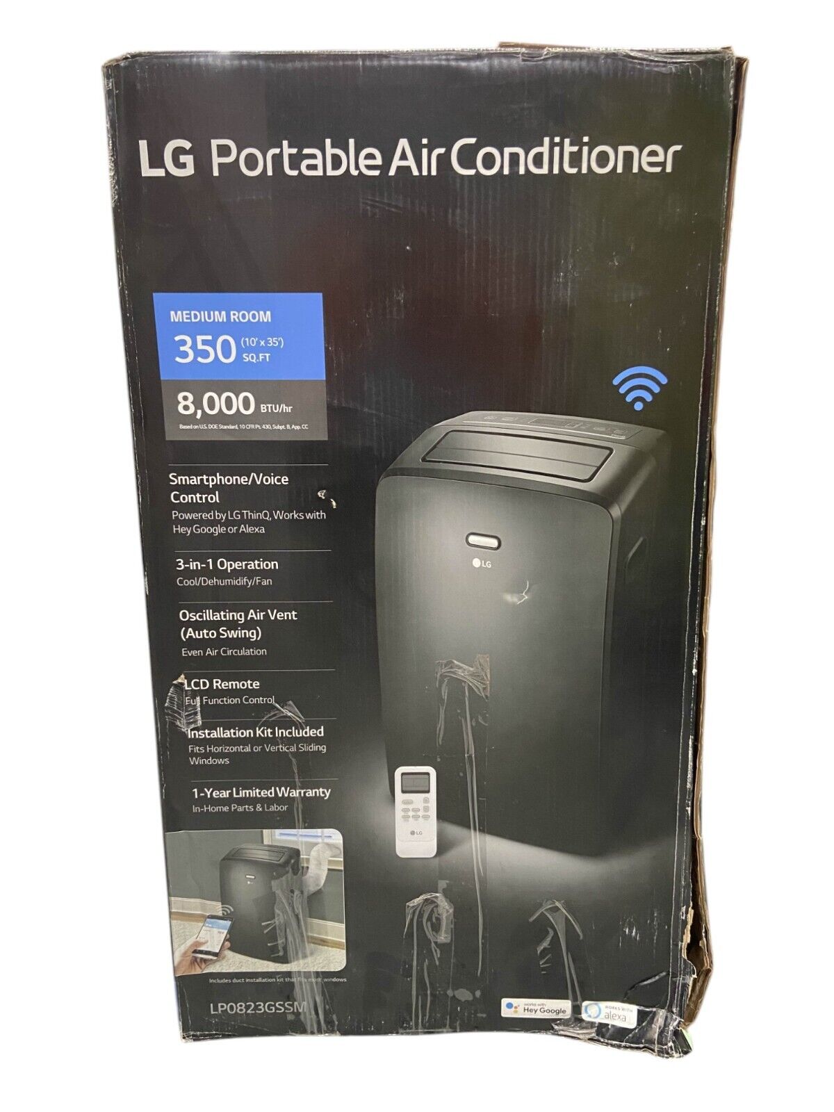 LG Portable Air Conditioner 8,000 BTU LP0823GSSM