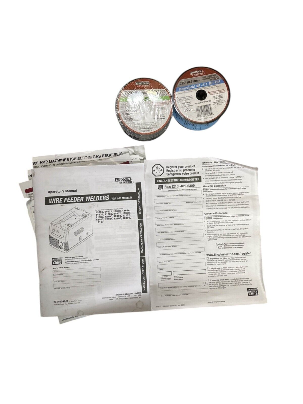 Lincoln Electric 140 HD Weld Pak Mig Flux Cored Wire Feed Welder K2514-1-READ-