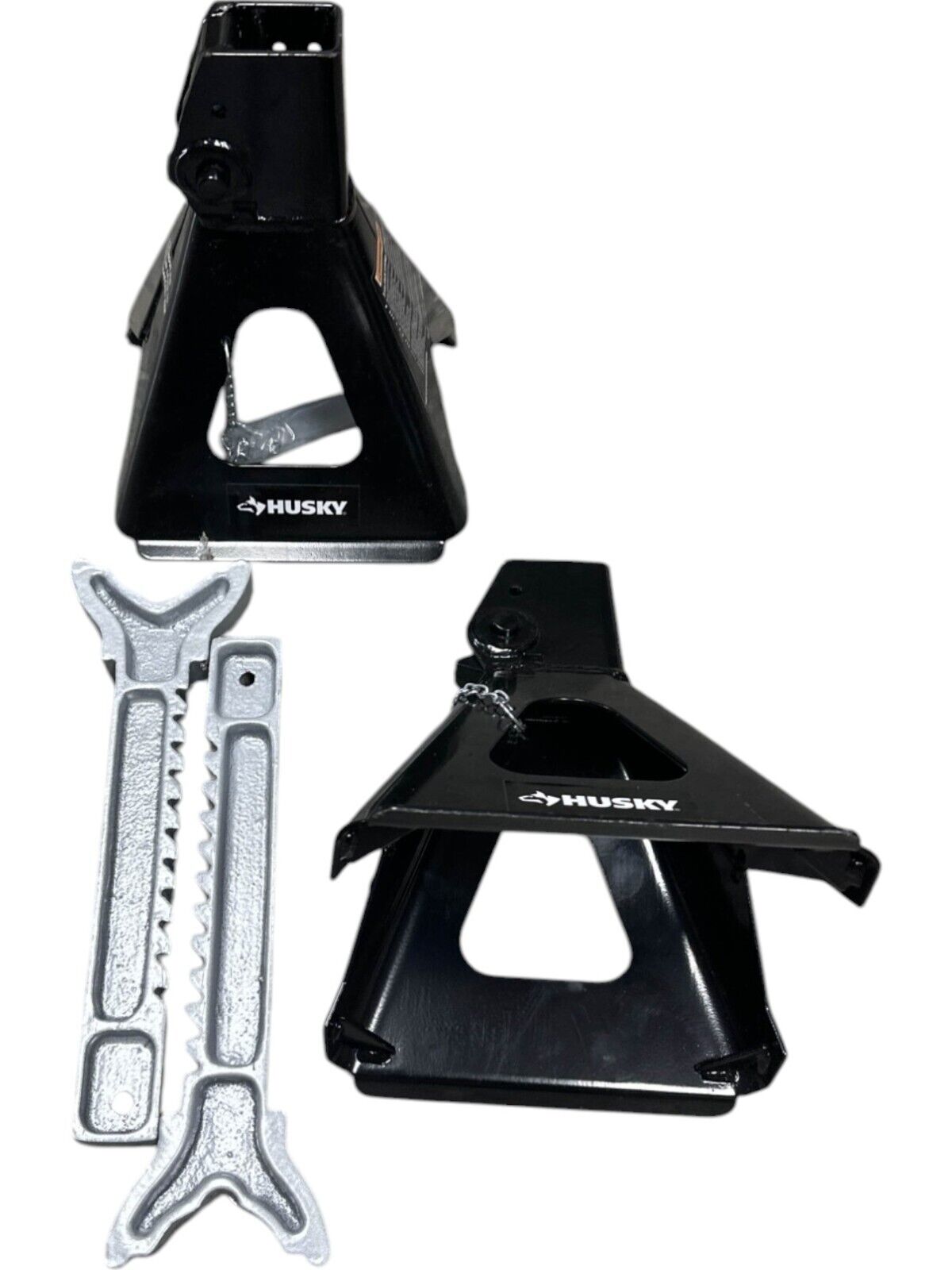 Husky 3-Ton Car Jack Stands (Set Of 2) 6000Ib Lift Capacity -OPEN BOX-