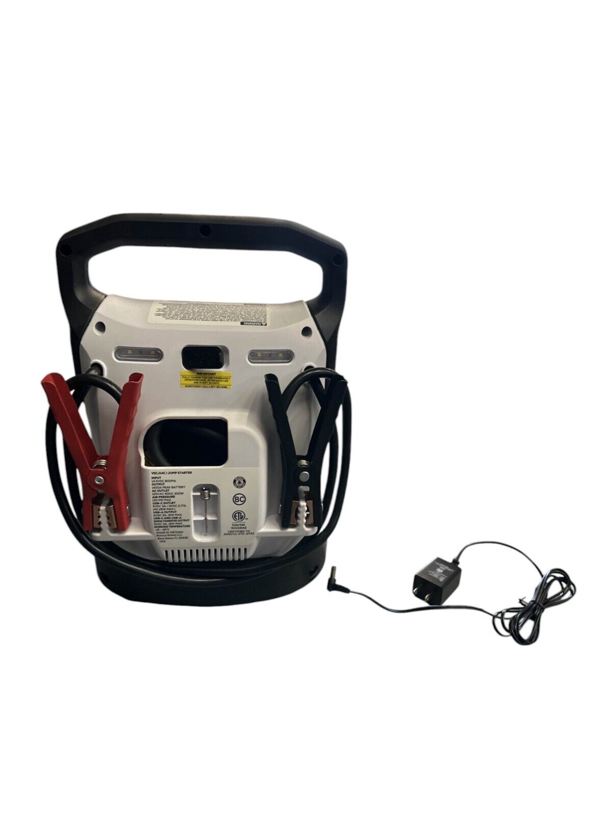 VECTOR 1400 Amp Jump Starter Compressor USB and AC Power - VECJ14C