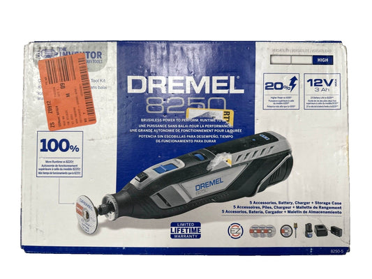 Dremel 8250 12V 3.0 Ah Lithium-Ion Battery Cordless Rotary Tool Brushless -USED-