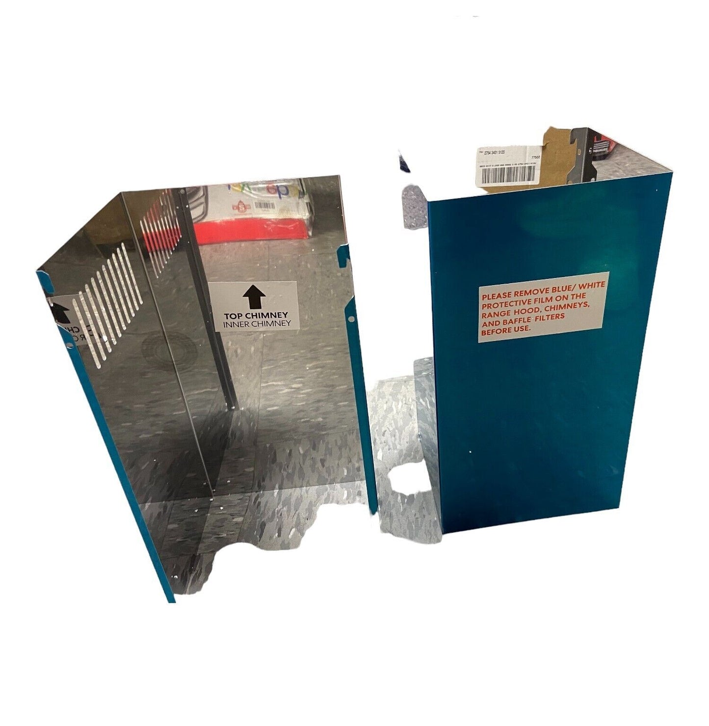 Cosmo Ducted Wall Range Hood 36" LED Lighted, Permanent Filters Stainless Steel