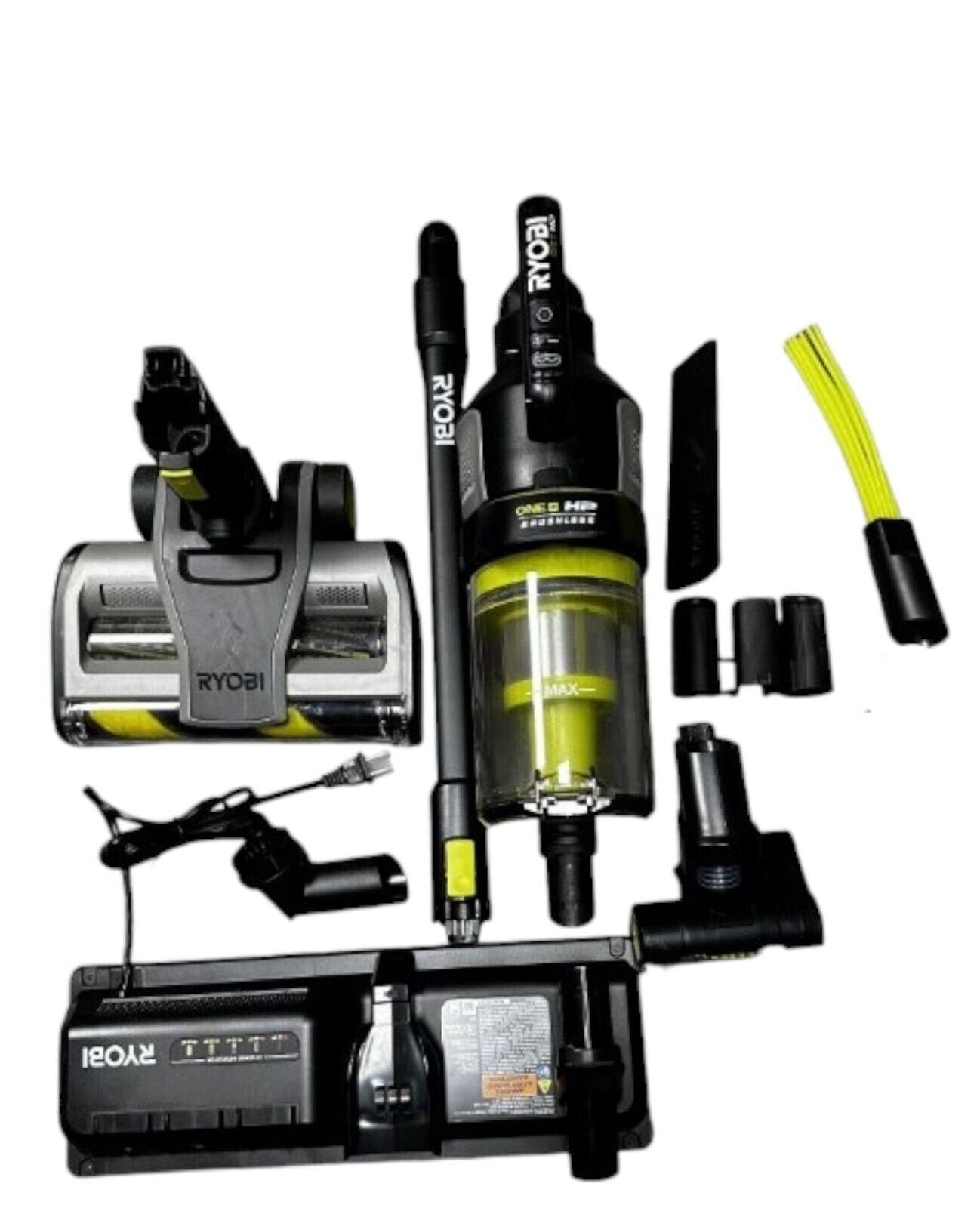 RYOBI PBLSV719K ONE+ HP 18V Brushless WHISPER Series Stick Vacuum - TOOL ONLY