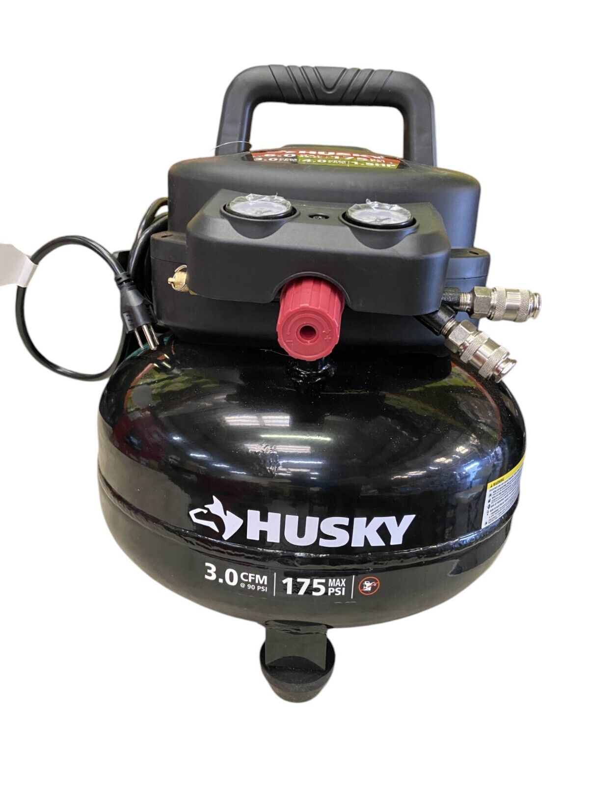 Husky 6 Gallon 175 PSI Electric Pancake Air Compressor