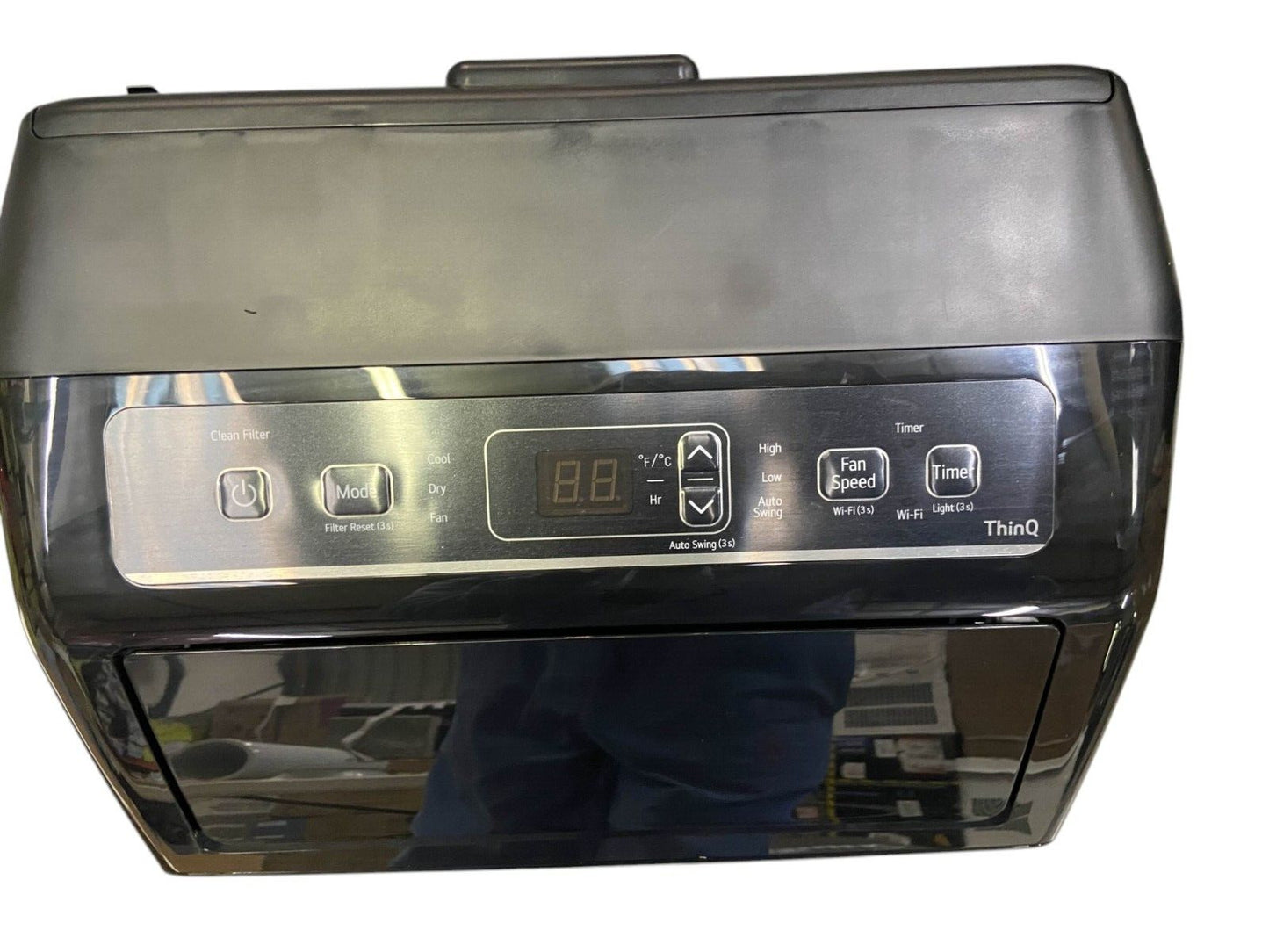 LG 10,000 BTU 115v Black Portable Wifi Air Conditioner 450 Sq. Ft. Dehumidifier