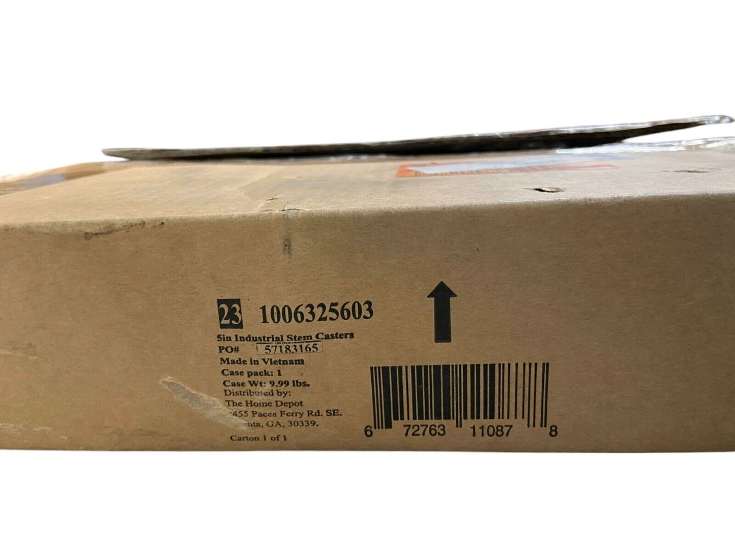 HDX 5 in. Heavy Duty Industrial Stem Casters (4-Pack)