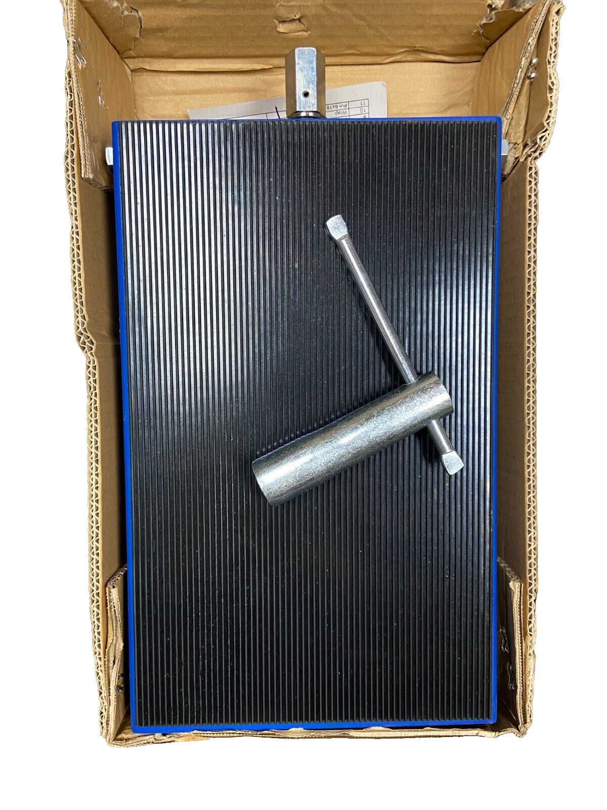 Stark USA Motorcycle Lift 1100 Lb Weight Capacity Heavy-Duty Steel & Rubber Deck