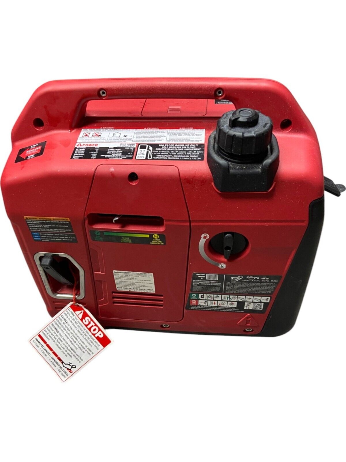 A-iPower 1500-Watt Gasoline Powered Inverter Generator GXS1500i