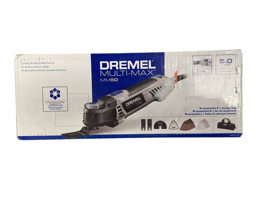 Dremel Multi-Max MM50 (MM50-02) - Corded 16pc Oscillating Multi-Tool Kit