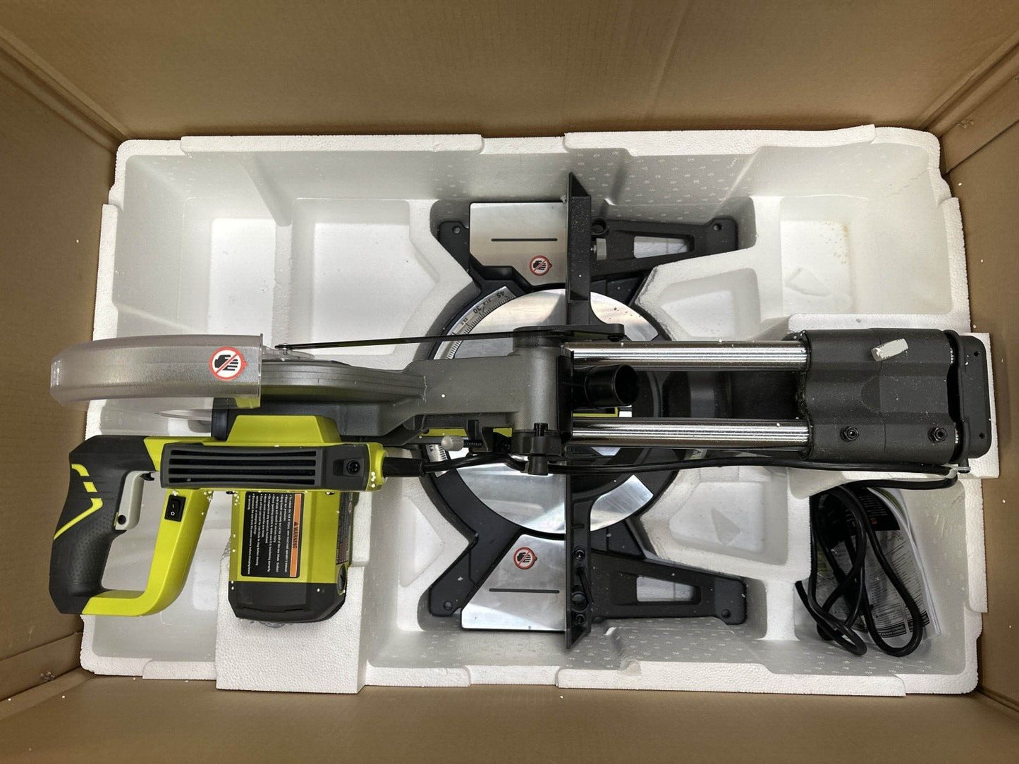 RYOBI TSS121 15 Amp 12" Corded Sliding Compound with LED Cutline Indicator