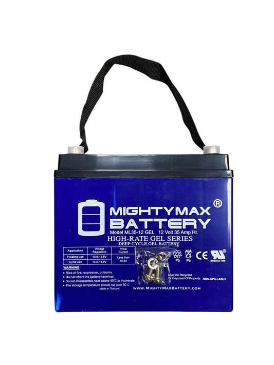 Mighty Max Battery ML35-12GEL 12 Volt GEL Rechargable Battery