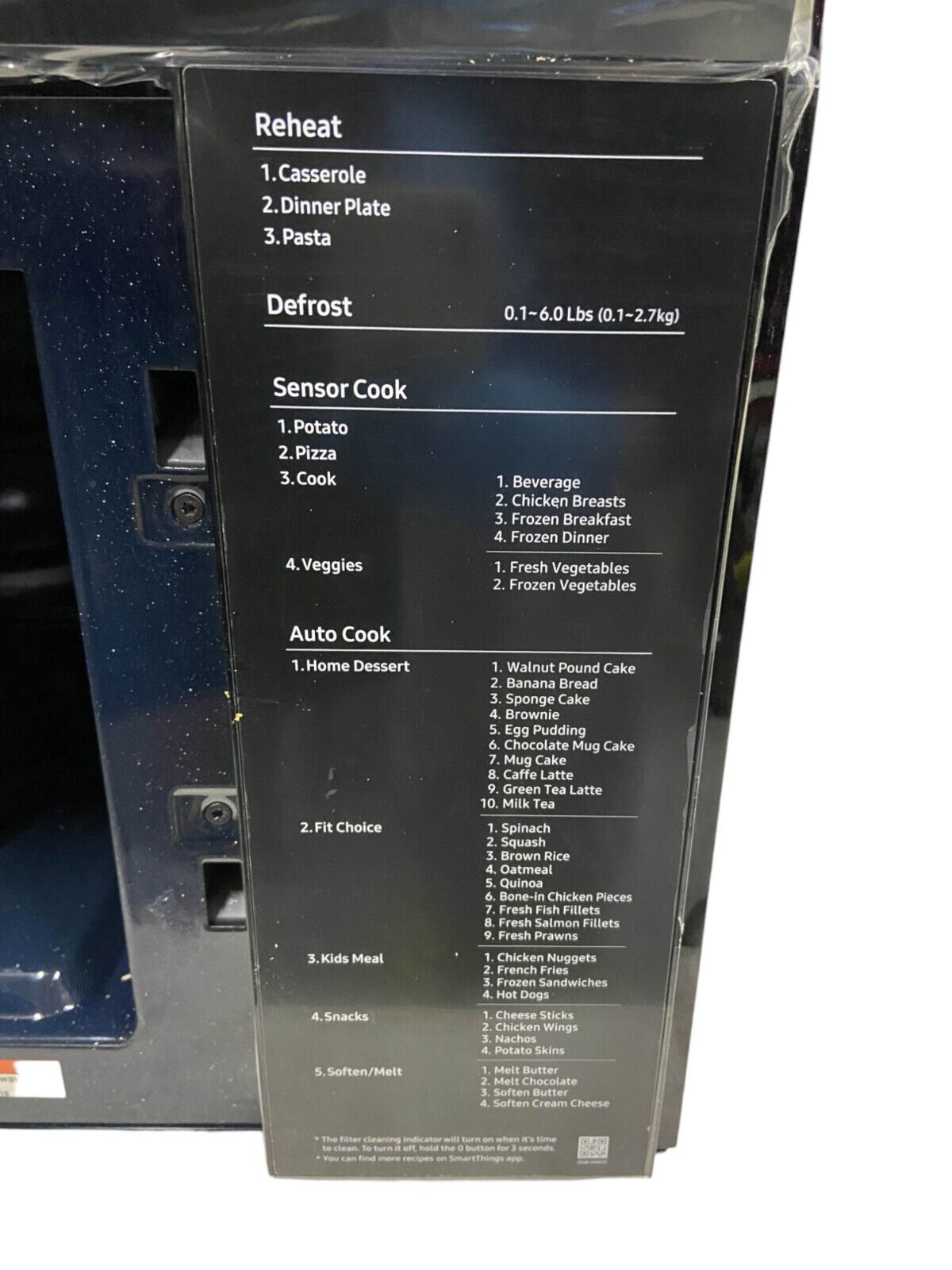 Samsung - Bespoke 2.1 Cu. Ft. Over-the-Range Microwave w/ Sensor Cooking (READ)
