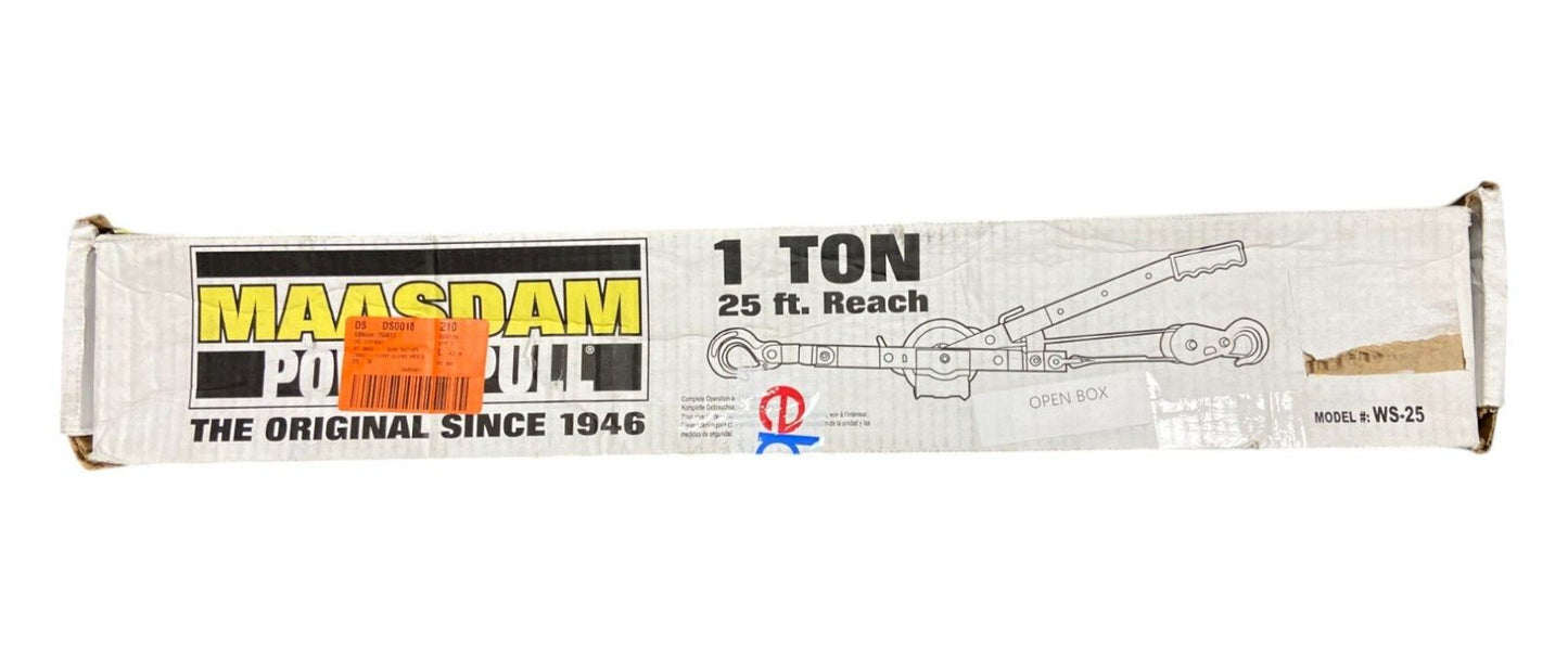 Maasdam Pow'R-Pull WS-25 Strap 1 Ton 25ft Reach