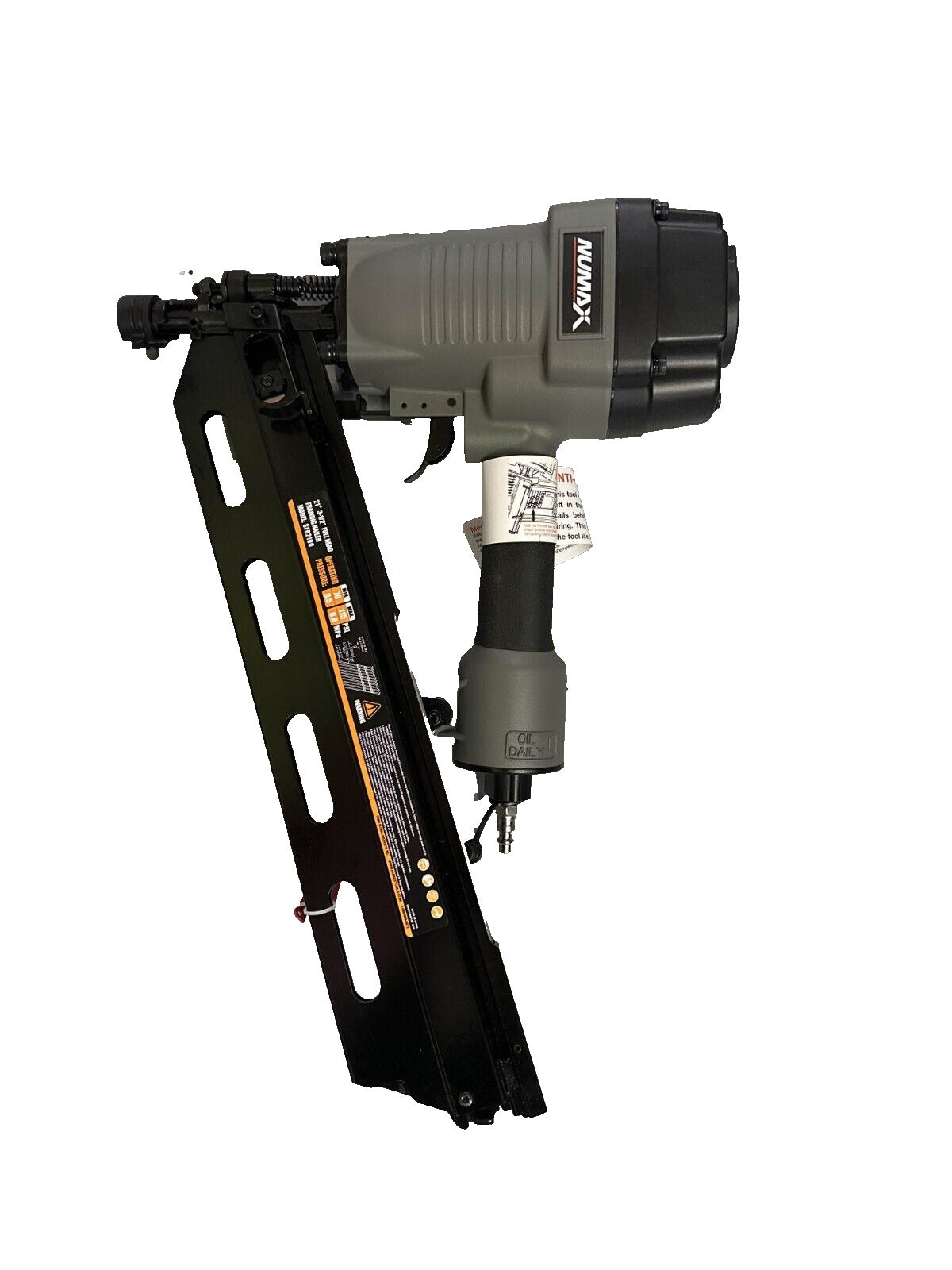 NuMax SFR2190 Pneumatic 21 Degree 3-1/2" Framing Nailer -OPEN BOX-
