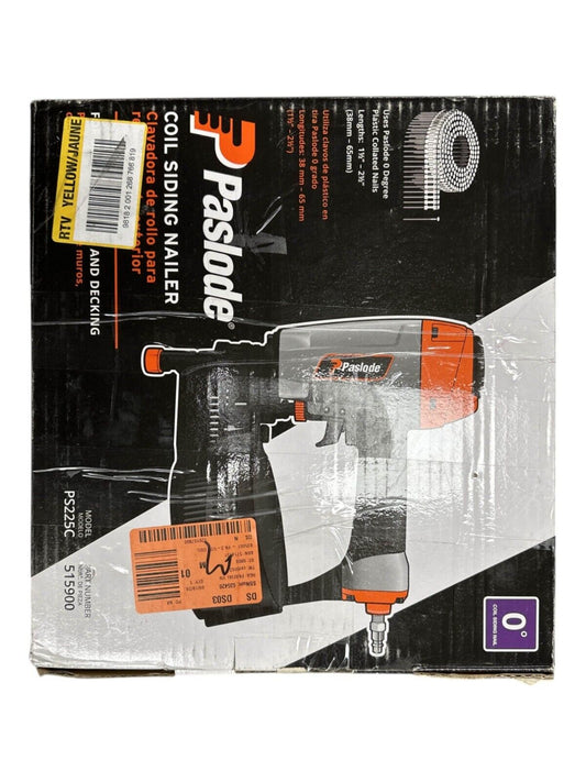 Paslode Pneumatic 0 Degree Coil Siding Nailer, 515900/PS225C