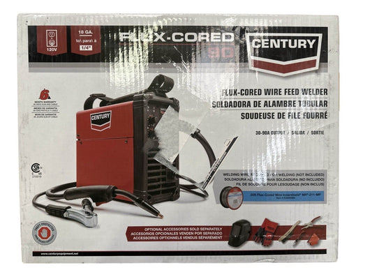 Century Lincoln FC90 90 Amp Flux Core Wire Feed Welder -OPEN BOX-