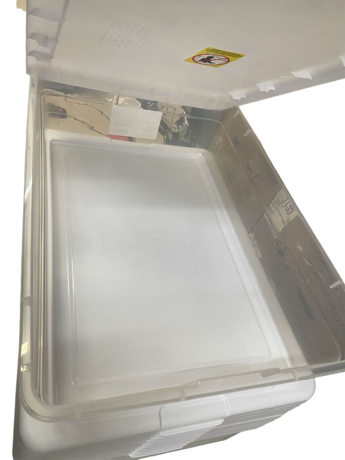 Sterilite 10 Count 28 Qt Stackable Storage Box Under Bed Household Organization