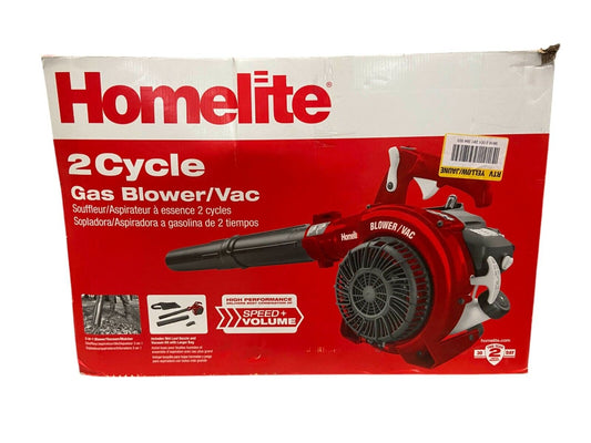 Homelite UT26BVL3VNM 150 MPH 400 CFM 26cc Gas Handheld Blower Vacuum