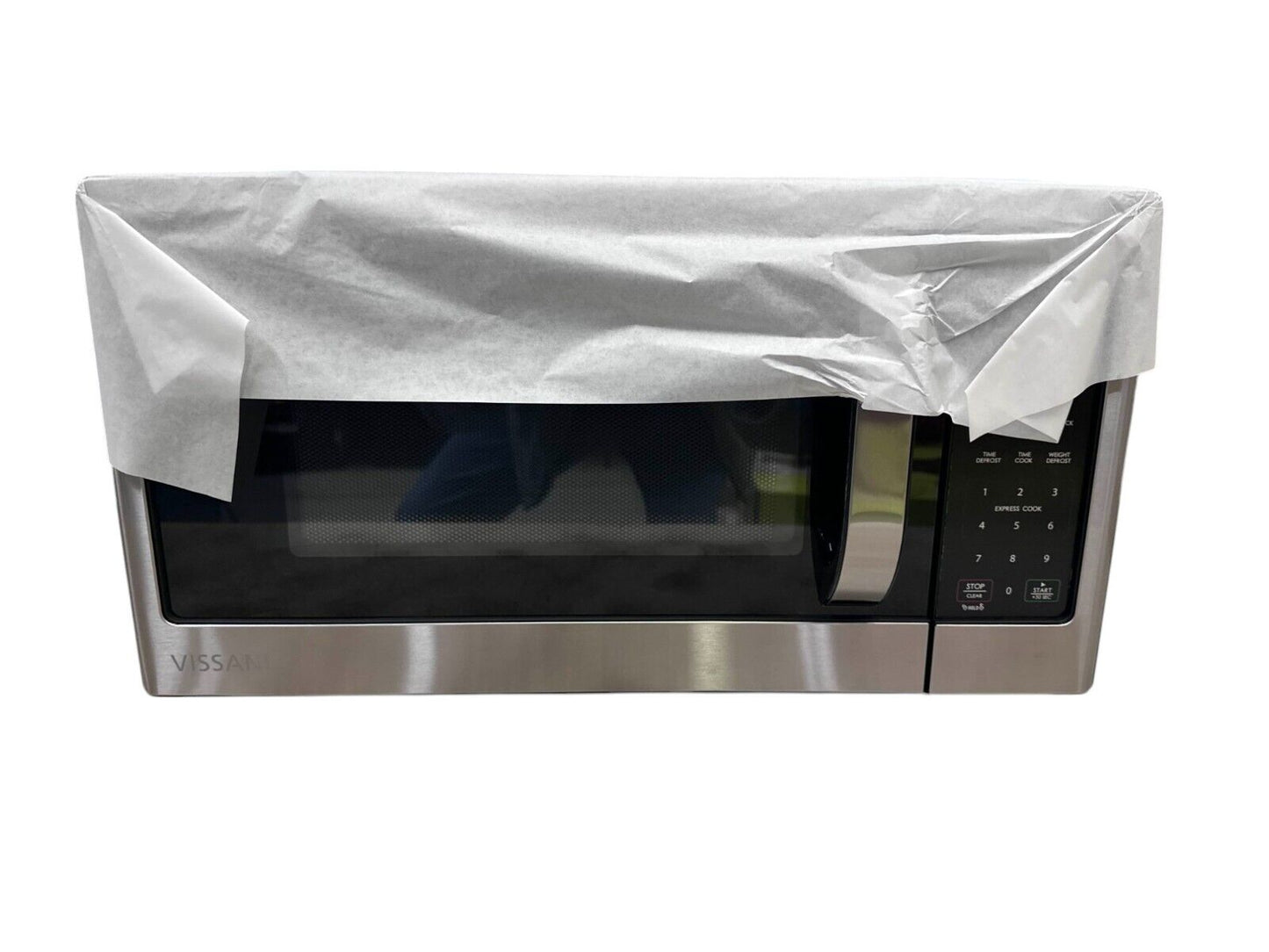 Vissani 1.1 Cu.Ft Countertop Microwave Stainless Steel 1000 Watts