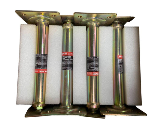 VEVOR 4PCS Adjustable Floor Jack Post House Floor Leveling Lift 11.6"-16" Height