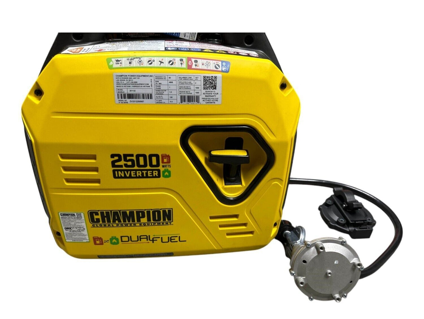 Champion Power Equipment 201122 2500-Watt Dual Fuel Portable Inverter