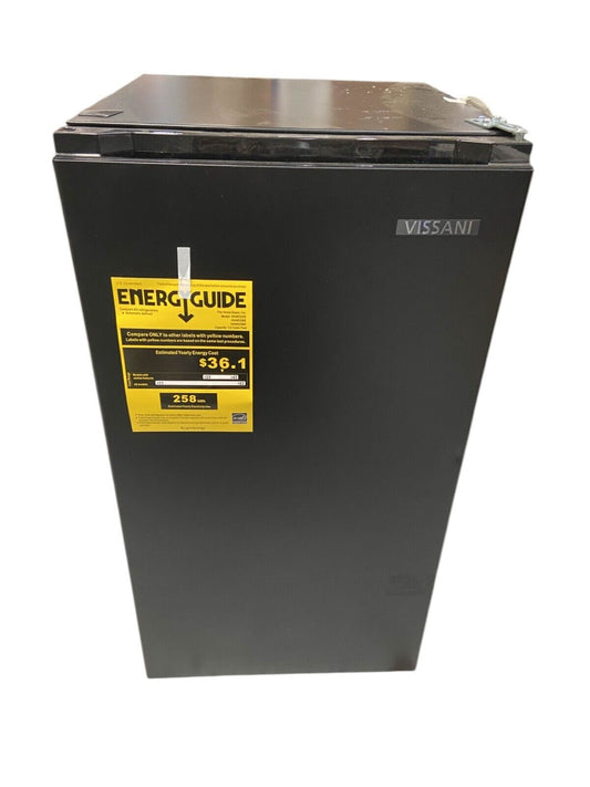 VISSANI 3.2 cu. ft. Mini Refrigerator in Black, Energy Star - HVAR32BE (Dented)
