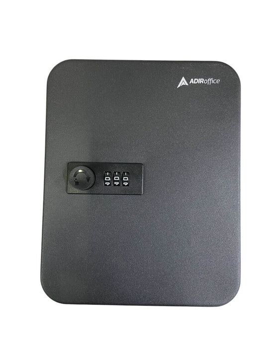 Key Lock Box – 30 Key Hooks Wall Mounted Key Cabinet Lock Box