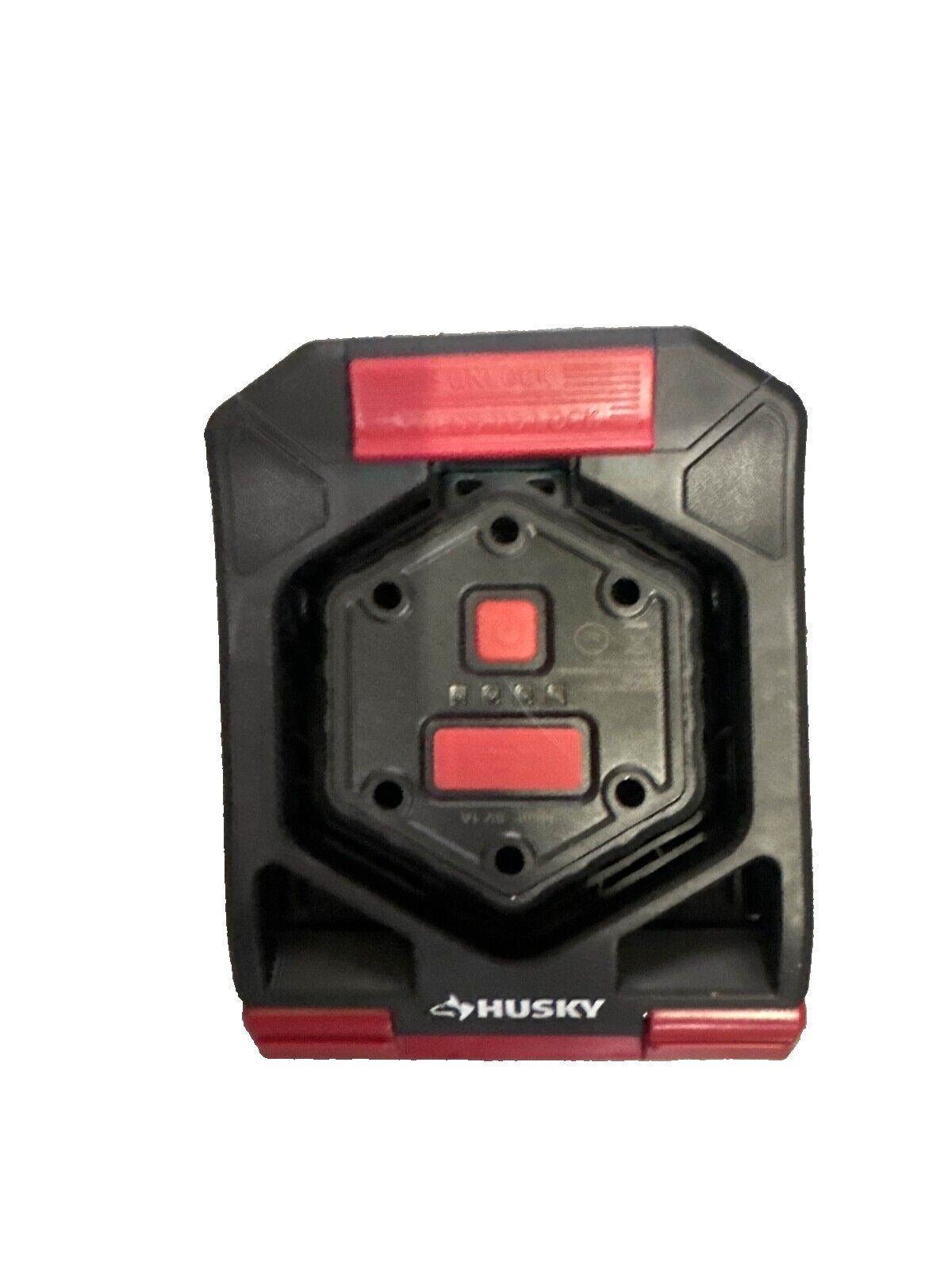 Husky Clamp LED Work Light 1500-Lumen Rechargeable Impact Resistant Cordless